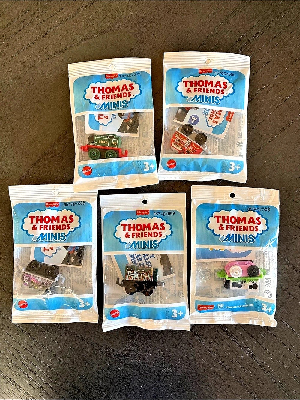 Thomas & Friends Minis 5-Pack Toy Vehicles NWT